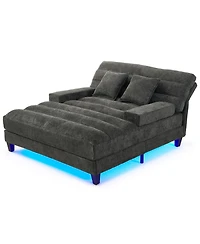 Streamdale Furniture Modern Chaise Lounge Sofa Bed