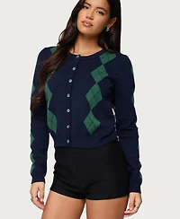 Edikted Women's Farren Argyle Cardigan