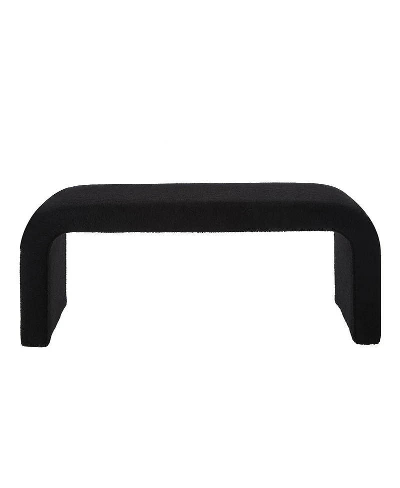 Streamdale Furniture U-Shaped Teddy Ottoman Bench Set of 3