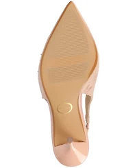 Journee Collection Women's Elenney Pointed Toe Slingback Pumps