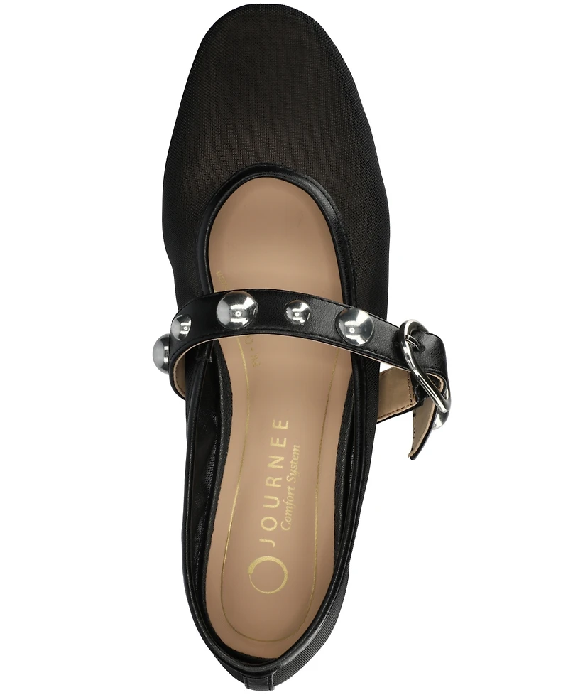 Journee Collection Women's Naveah Pointed Toe Ballet Flats