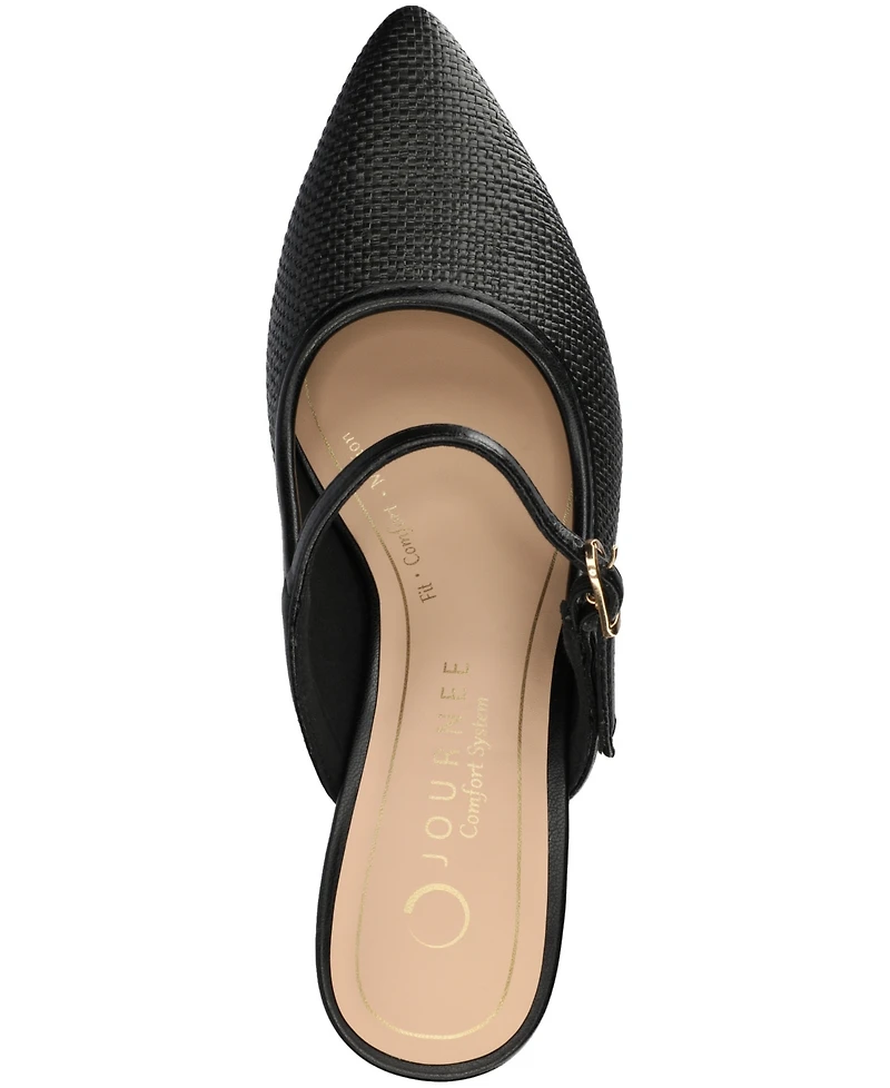 Journee Collection Women's Tiffee Pointed Toe Slip-On Pumps