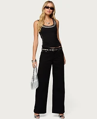 Edikted Women's Studded Built Bra Tank Top