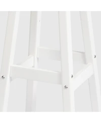 WestinTrends 29" Hdpe Outdoor Patio Square Backless Bar Stool