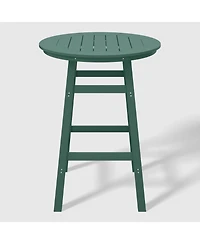 WestinTrends Outdoor 35" Hdpe Round Patio Bar Height Table