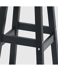 WestinTrends 24" Hdpe Outdoor Patio Round Counter Height Bar Stool