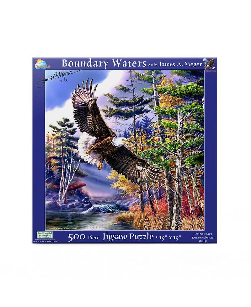 SunsOut Boundary Waters 500 piece Jigsaw Puzzle for Adults