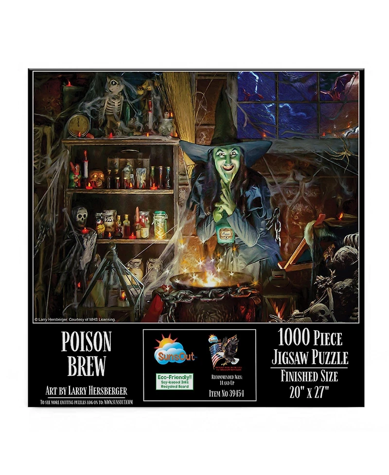 SunsOut Poison Brew 1000 piece Jigsaw Puzzle for Adults Halloween