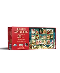 SunsOut Jolly Old Saint Nicholas 300 piece Jigsaw Puzzle for Adults Christmas