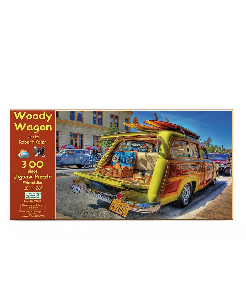 SunsOut Woody Wagon 300 piece Jigsaw Puzzle for Adults