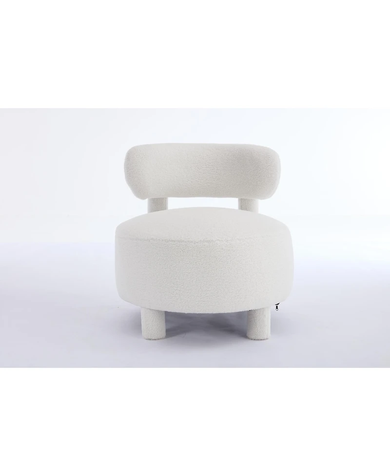 Streamdale Furniture Teddy Fabric Armless Accent Chair