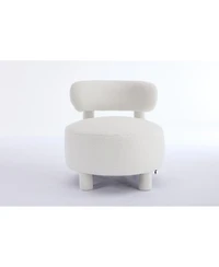 Streamdale Furniture Teddy Fabric Armless Accent Chair