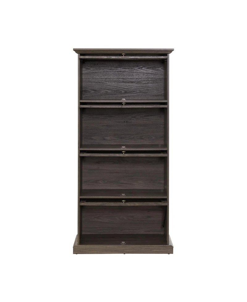 Streamdale Furniture 4 Tier Glass Display Cabinet