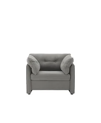 Streamdale Furniture Modern Style Chenille Oversized Armchair Accent Chair Single Sofa Lounge Chair for Living Room, Bedroom