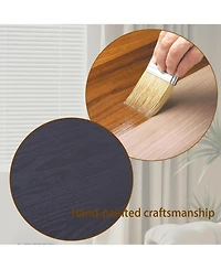 Streamdale Furniture Carved Wood Coffee Table - Ornate Side Panels