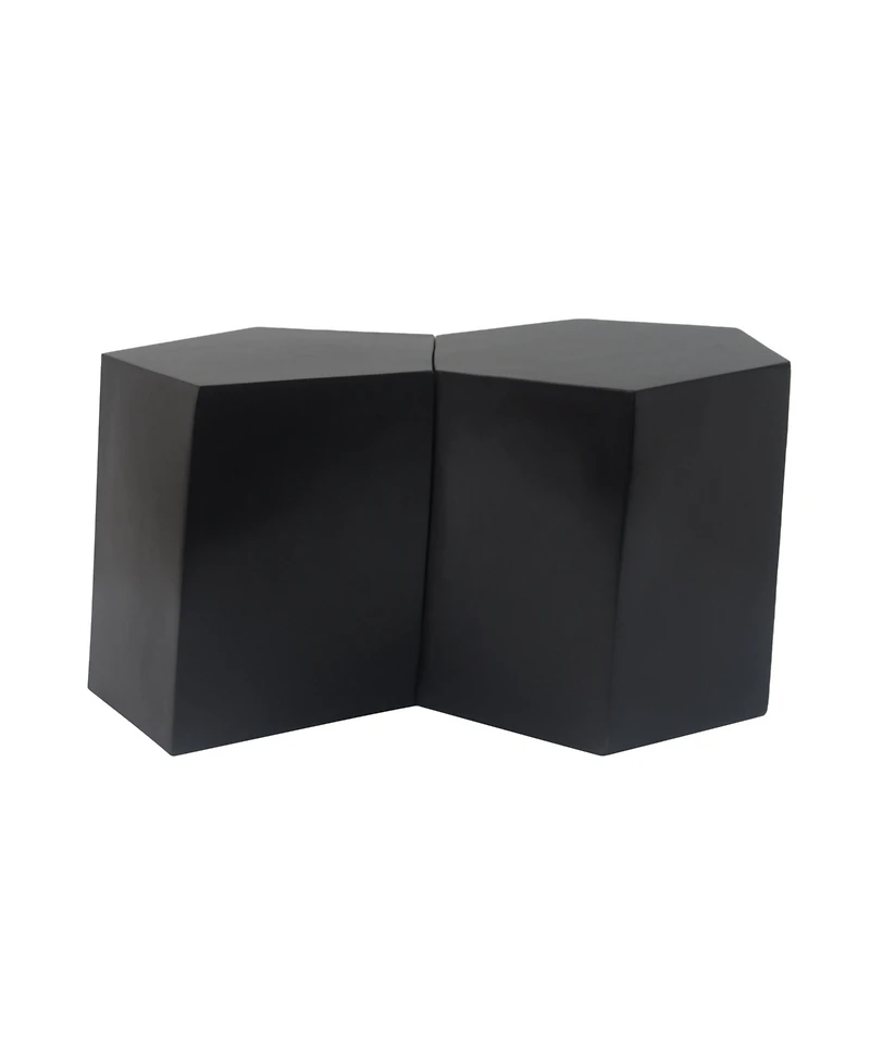 Streamdale Furniture Geometric Coffee Table Set - Modern Nesting Tables
