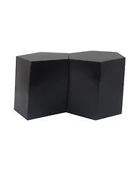 Streamdale Furniture Geometric Coffee Table Set - Modern Nesting Tables