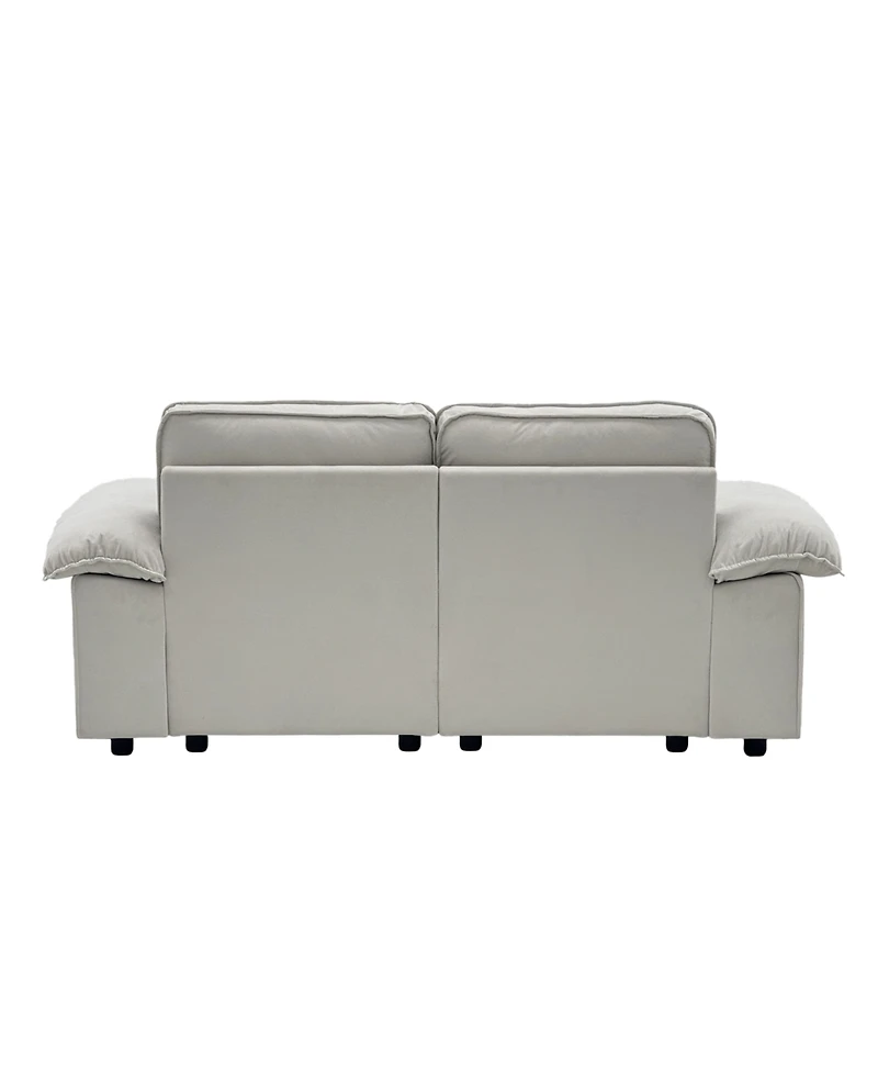 Streamdale Furniture Streamdale Storage Loveseat - Modern Sofa for Small Spaces