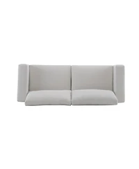 Streamdale Furniture 81" Modern Sofa - Deep Cushions & Wooden Legs