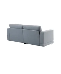 Streamdale Furniture 81" Modern Sofa - Deep Cushions & Wooden Legs