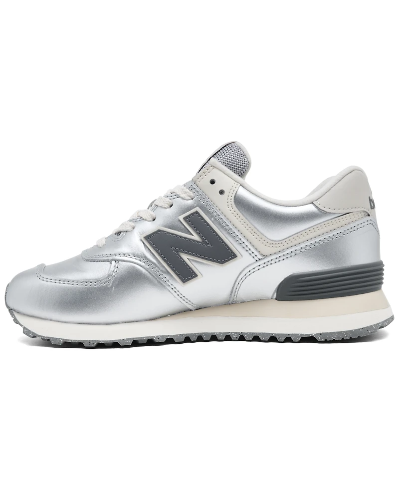New Balance Women's 574 Metallic Casual Sneakers from Finish Line