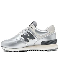 New Balance Women's 574 Metallic Casual Sneakers from Finish Line