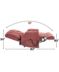 Streamdale Furniture Dual Motor Power Lift Recliner with Heat & Massage