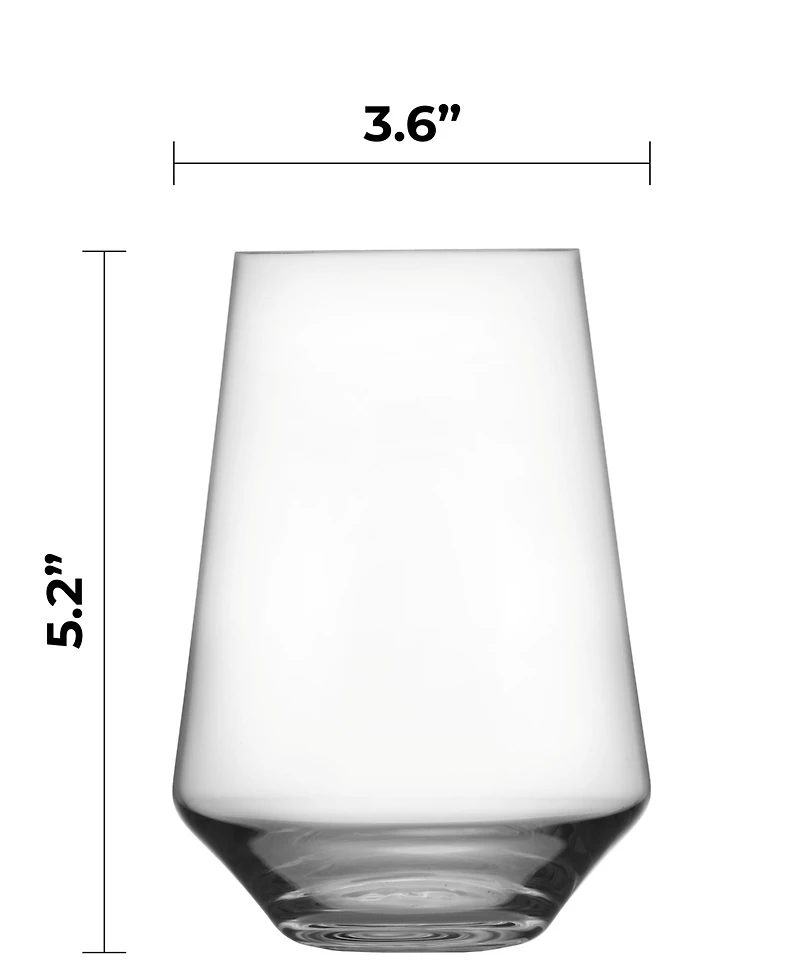 Zwiesel Glas Pure Stemless Wine Tumblers, Set of 2