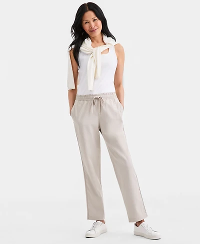 Style & Co Women's Straight-Leg Pull-On Pants, Macy's Exclusive