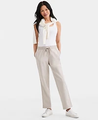 Style & Co Women's Straight-Leg Pull-On Pants, Macy's Exclusive