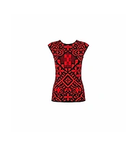Pre-Owned Alexander Mcqueen Women's Jacquard Knit Sheath Dress
