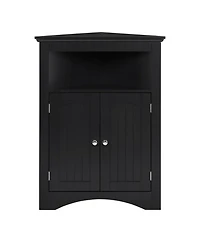 Streamdale Furniture Corner Cabinet with Doors & Shelves