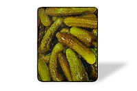 Just Funky Pickles Fleece Throw Blanket | Large Soft Throw Blanket | 60 x 45 Inches