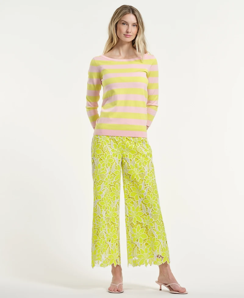 Isaac Mizrahi Women's Boat Neck Sweater