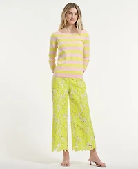 Isaac Mizrahi Women's Boat Neck Sweater