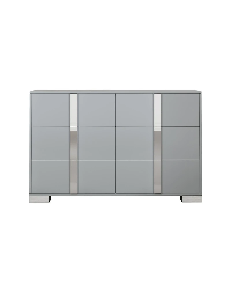 Streamdale Furniture 6-Drawer Dresser with 2 Nightstands