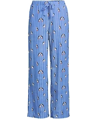 Lands' End Women's Petite Flannel Wide Leg Sleep Pants