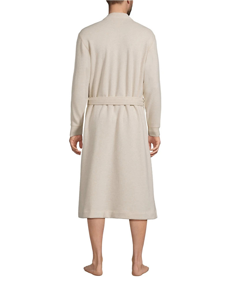 Lands' End Men's Serious Sweats Calf Length Robe