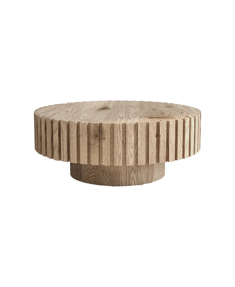 Streamdale Furniture Modern Minimalist Circular Coffee Table