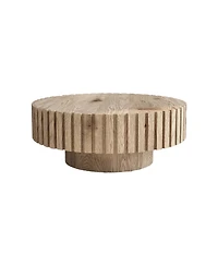 Streamdale Furniture Modern Minimalist Circular Coffee Table