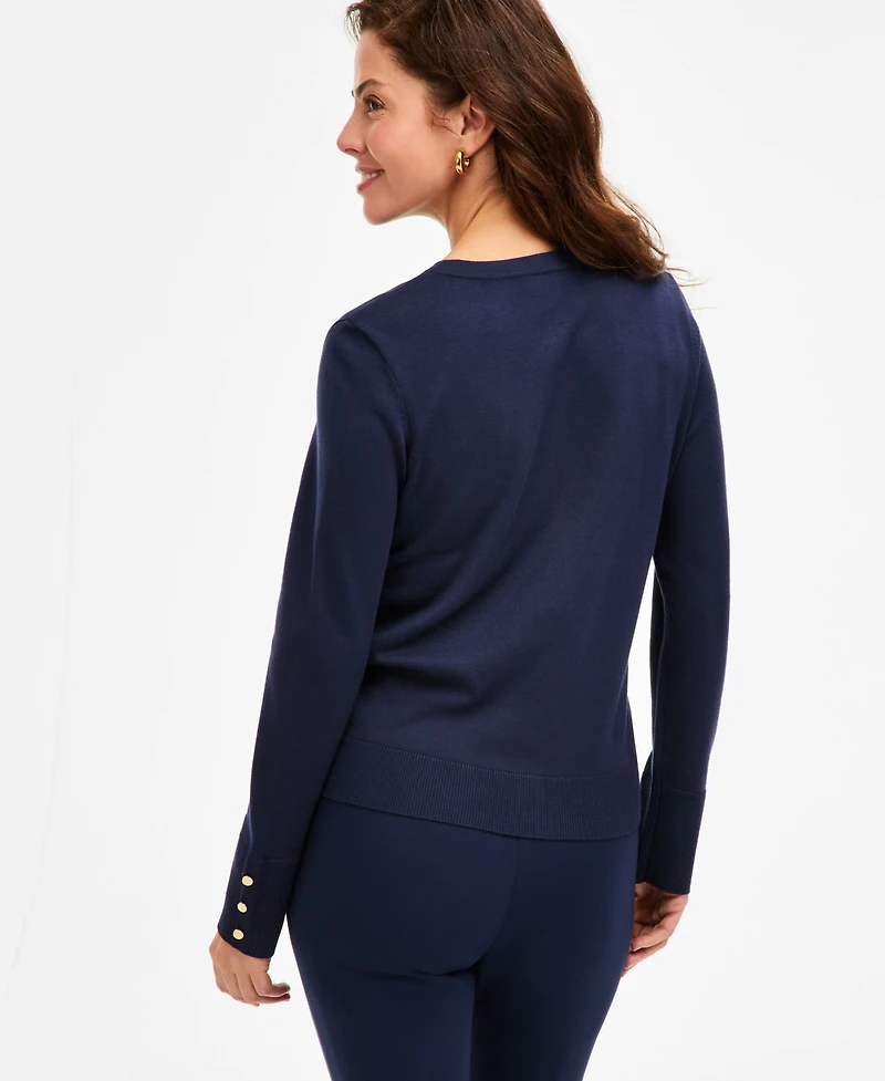Jm Collection Women's Cropped Cardigan Sweater, Macy's Exclusive