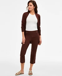 Jm Collection Women's Pull-On Capri Tummy-Control Pants, Exclusively at Macy's