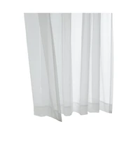 Habitat Rhapsody Voile Sheer Sheer Texture and Supple Drapeability Rod Pocket Light Filtering Curtain Panel 54" x 84" White