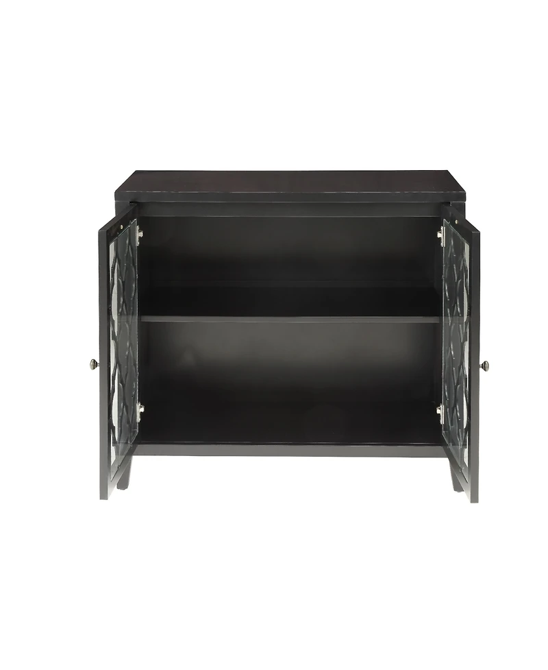 sumyeg Storage Cabinet Console Cabinet in Black