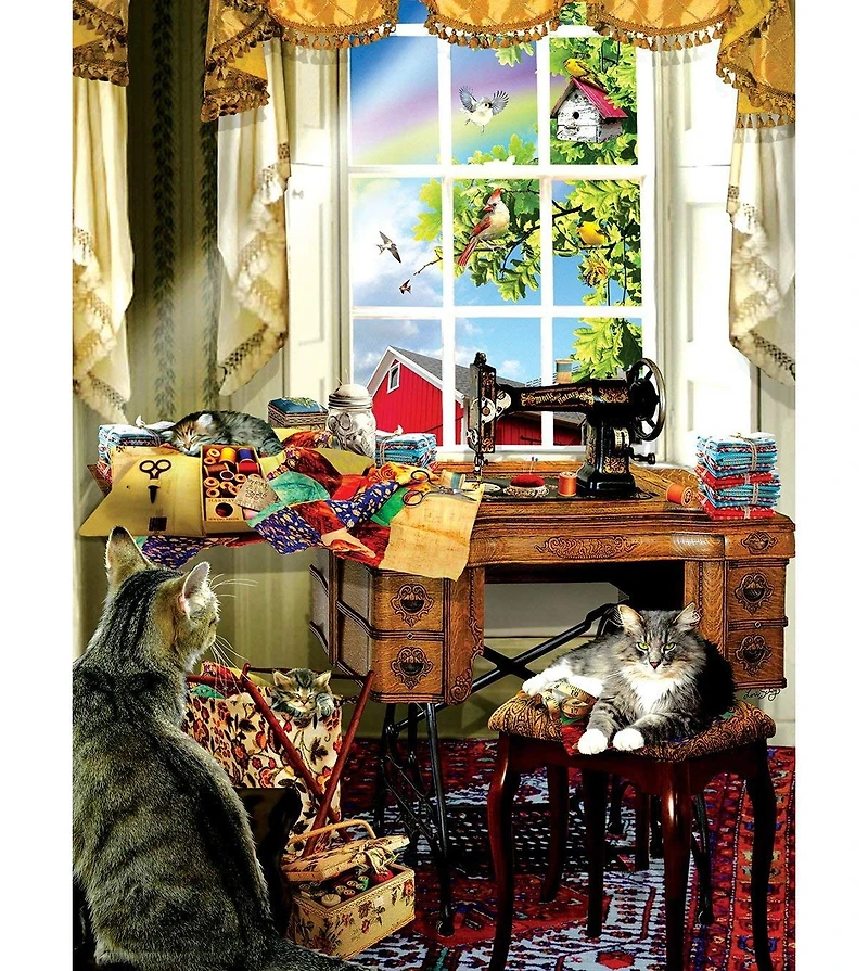 SunsOut The Sewing Room 1000 piece Jigsaw Puzzle for Adults