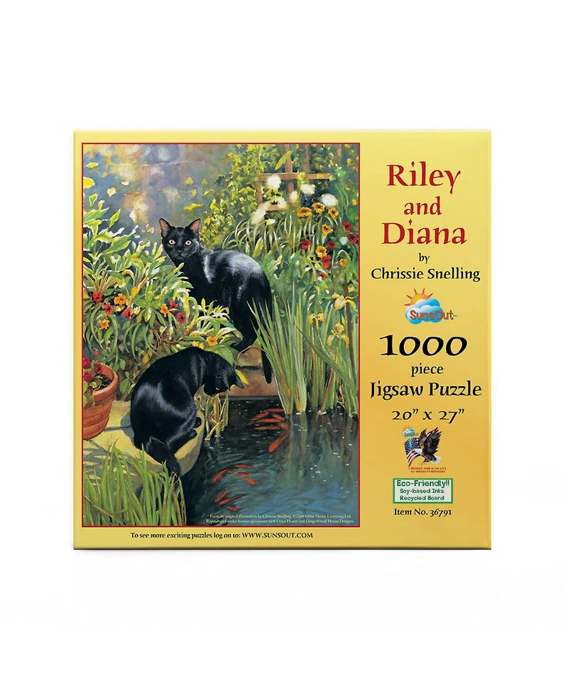 SunsOut Riley and Diana 1000 piece Jigsaw Puzzle for Adults