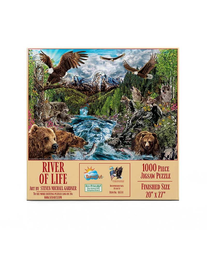 SunsOut River of Life 1000 piece Jigsaw Puzzle for Adults