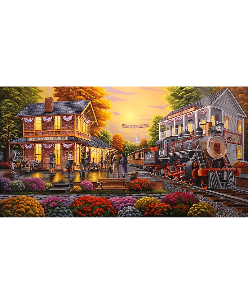 SunsOut Welcome Home Boys 500 piece Jigsaw Puzzle for Adults