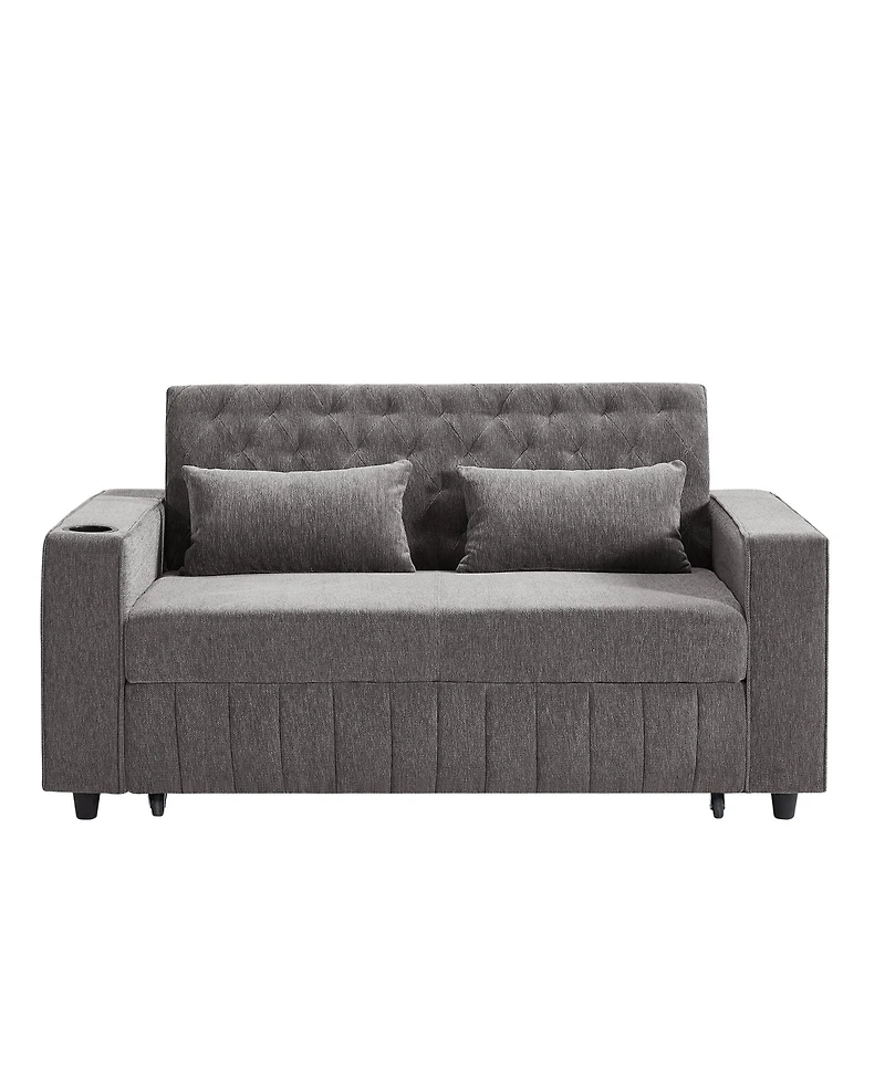 Streamdale Furniture 61.4" Pull-Out Sofa Bed Convertible Couch