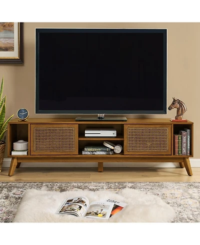 Streamdale Furniture Rattan Tv Stand